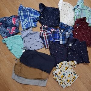 The Children's Place Navy Short-Sleeve Button Shirt - Navy